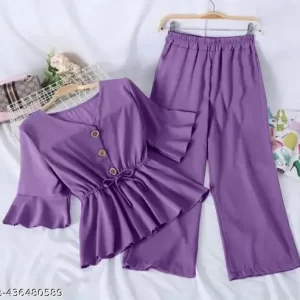 Pretty Modern Fancy Top And Bottom Sets For Girls